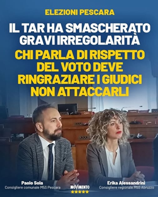 I cittadini pescaresi devono sapere esattamente cos'è emerso dalla