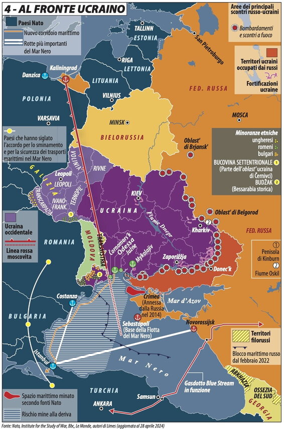 La guerra d'Ucraina, scoppiata nel febbraio 2022 con l'invasione russa