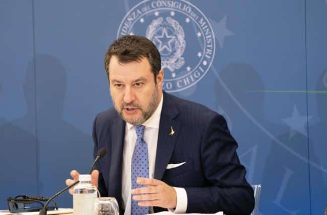 Matteo Salvini, vicepremier e ministro, nonché leader della Lega